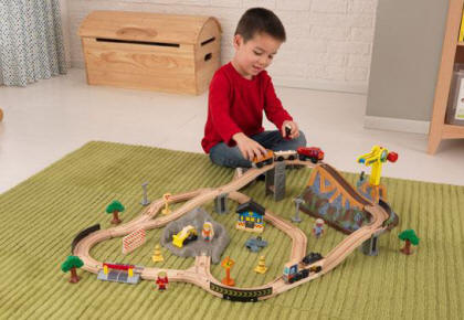 Juguetes de madera tren de construccion 17805 kidkraft