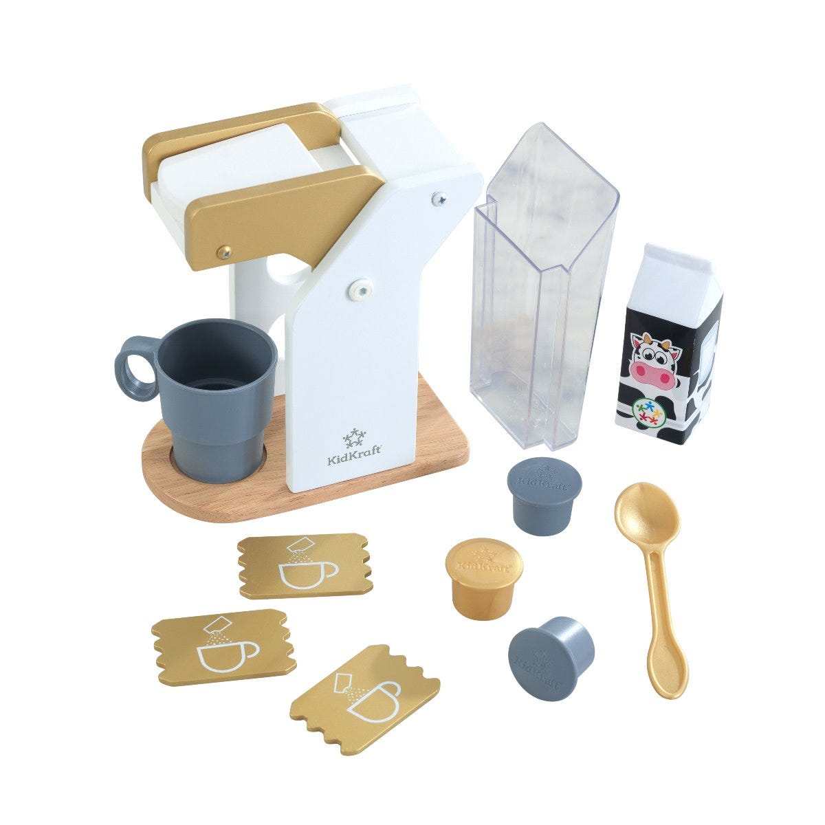 Juego de imitación café - Tonos metalizados