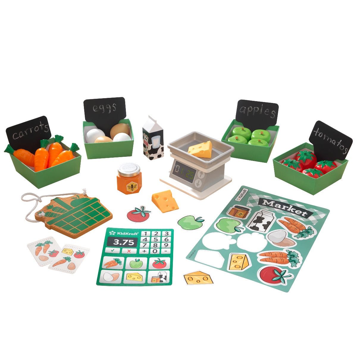 Set de frutas y verduras de juguete Kidkraft