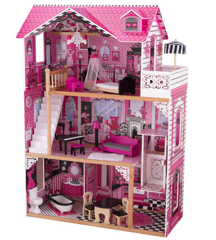 casa de muñecas de madera amelia 65093 kidkraft