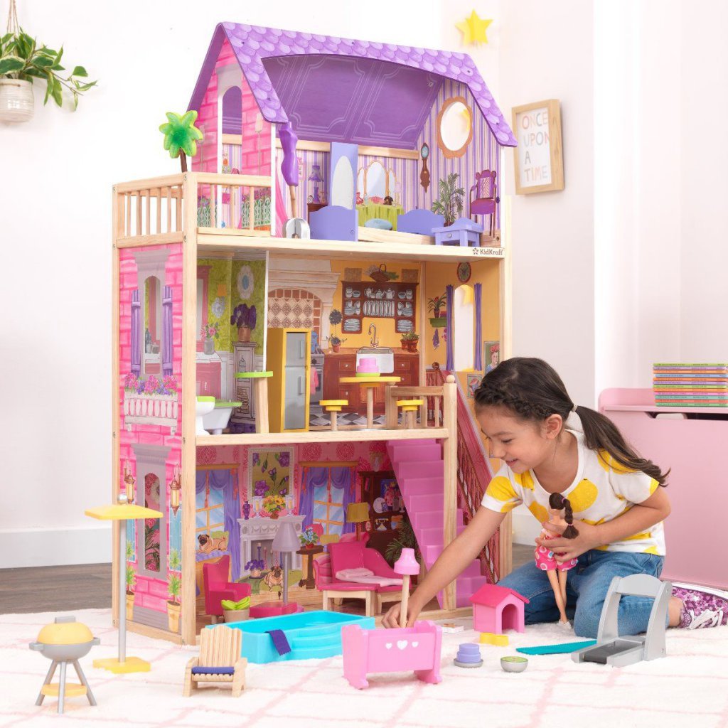 Kidkraft Casa de Muñecas Patio y Piscina