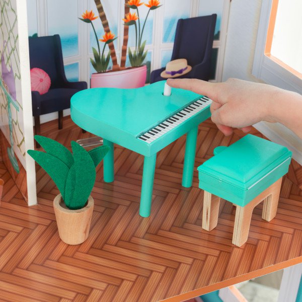Kidkraft Casa De Muñecas Camila 65986 - piano