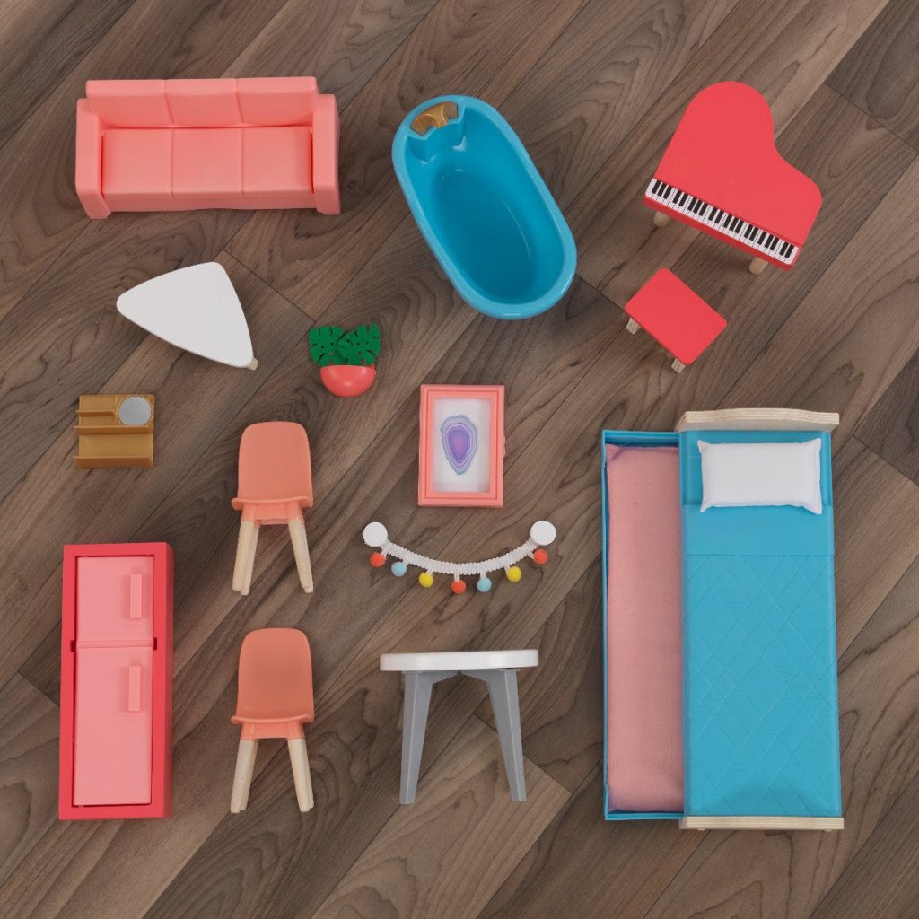 Kidkraft Casa De Muñecas Diseñado por mi: Cambio magnetico - accesorios