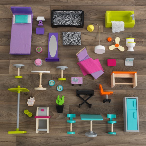 casa de muñecas kidkraft munecas uptown