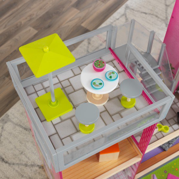 casa de muñecas madera kidkraft munecas uptown