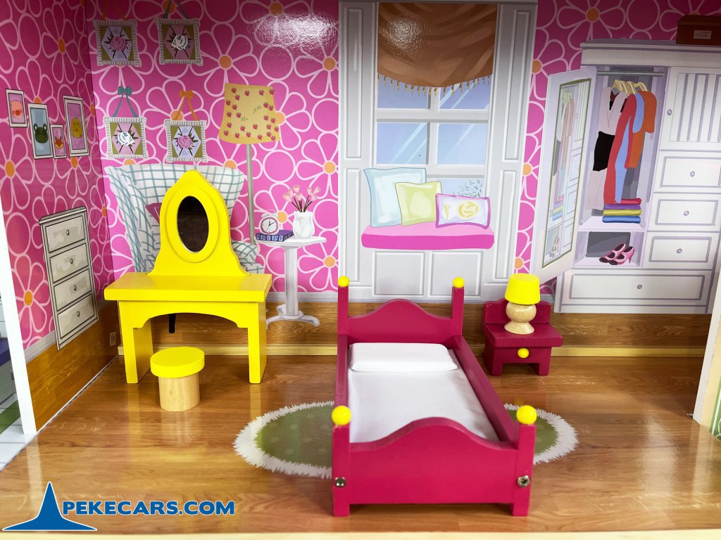 casa de muñecas con muebles munecas gran mansion