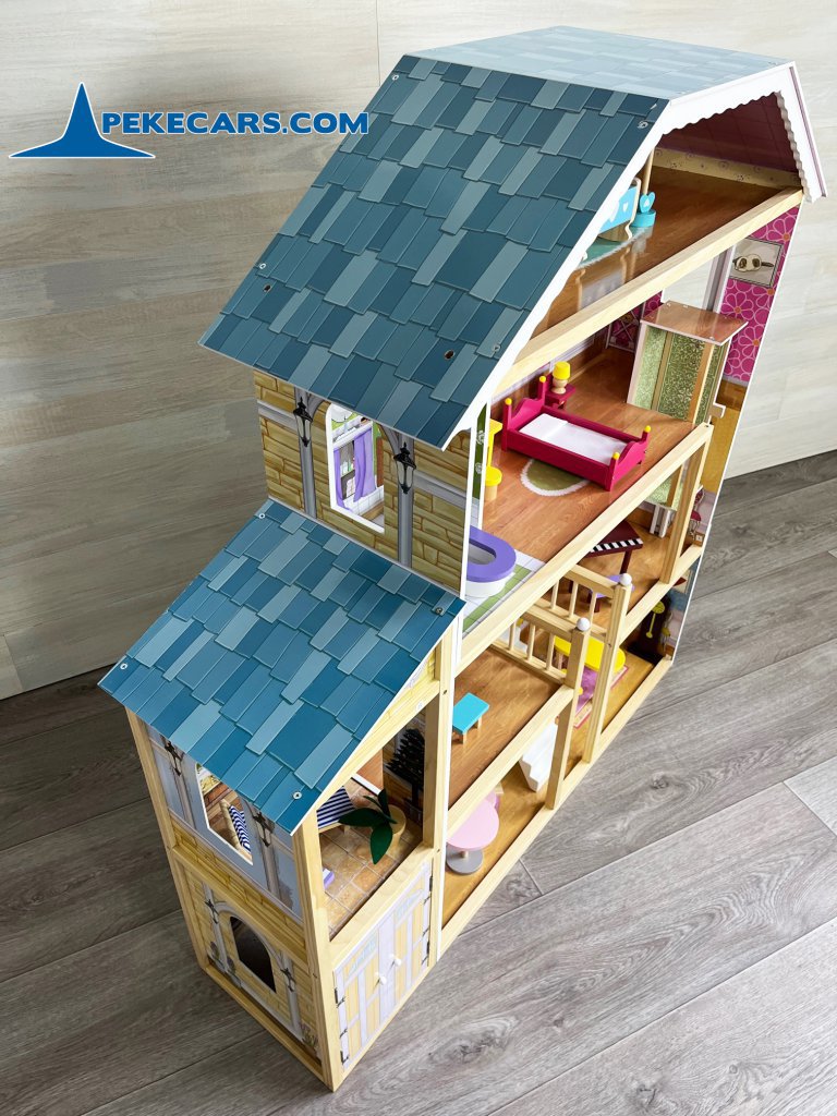 casa de muñecas de madera munecas gran mansion