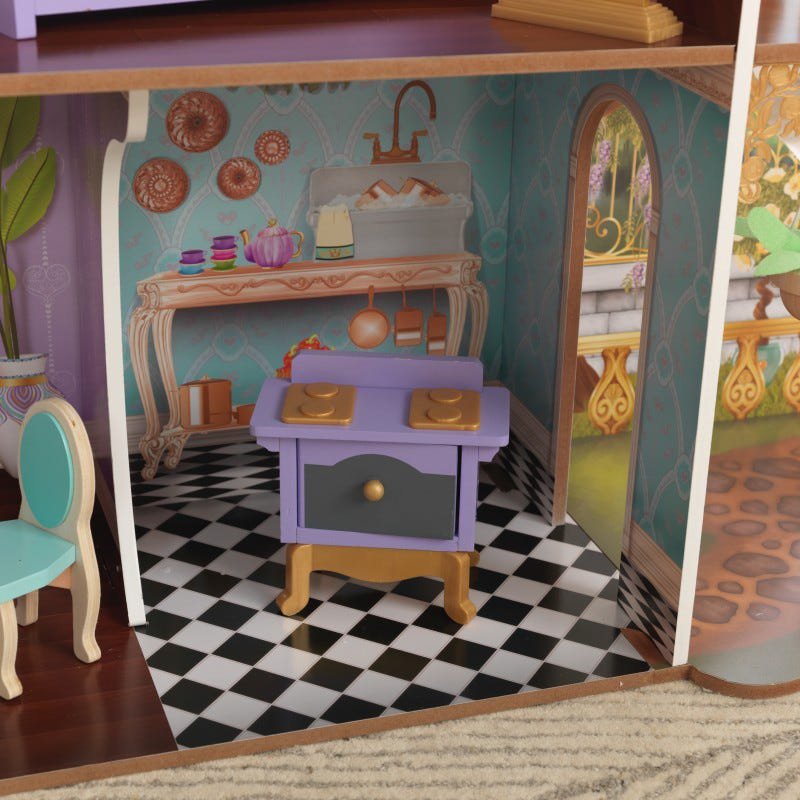 Kidkraft Casa De Muñecas Castillo de Invernadero Encantado - cocina