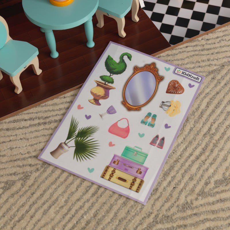 Kidkraft Casa De Muñecas Castillo de Invernadero Encantado - pegatinas