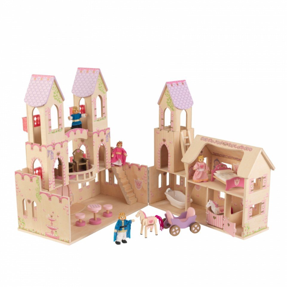 Castillo de princesas 65259 kidkraft con accesorios