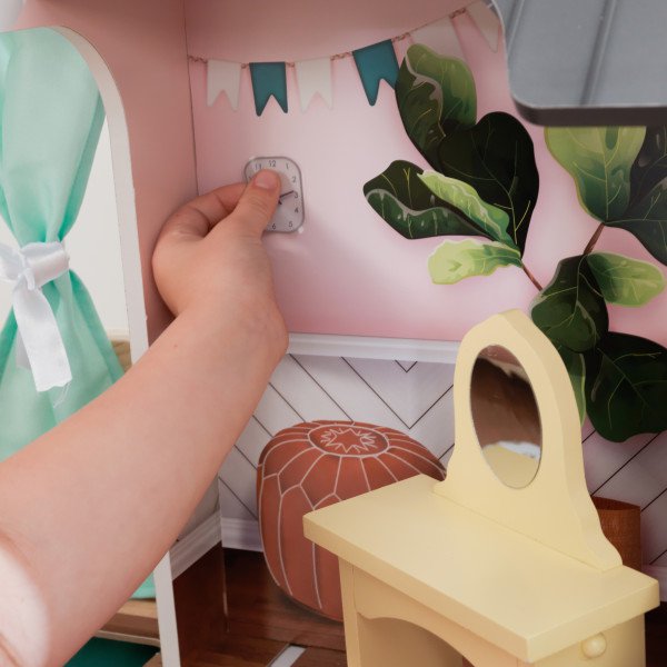 Kidkraft Casa De Muñecas Mansion Celeste 65979 - colocacion pegatinas