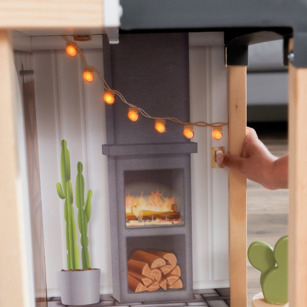 Kidkraft Casa De Muñecas Mansion Celeste 65979 - luces