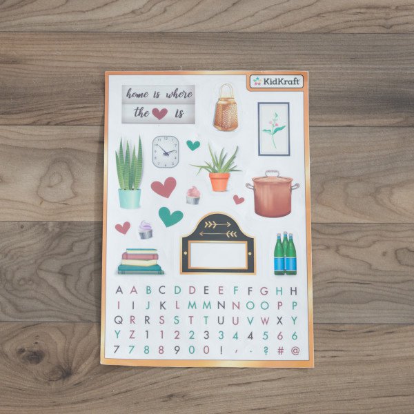 Kidkraft Casa De Muñecas Mansion Celeste 65979 - vista pegatinas