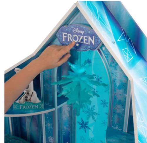 Detalle parte superior de kidkraft 65880 mansion copo de nieve - frozen