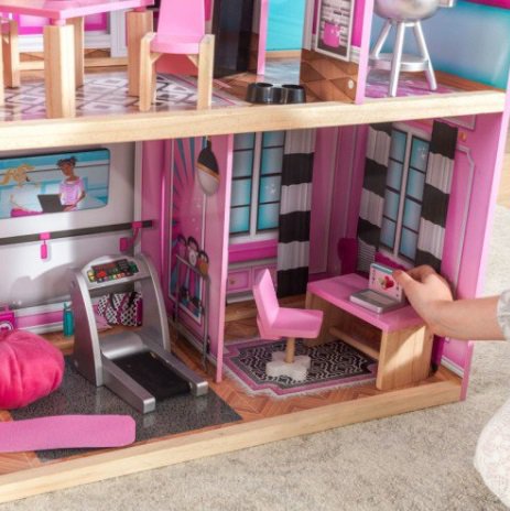 Detalle gimnasio y estudio de kidkraft mansión de los reflejos 65949