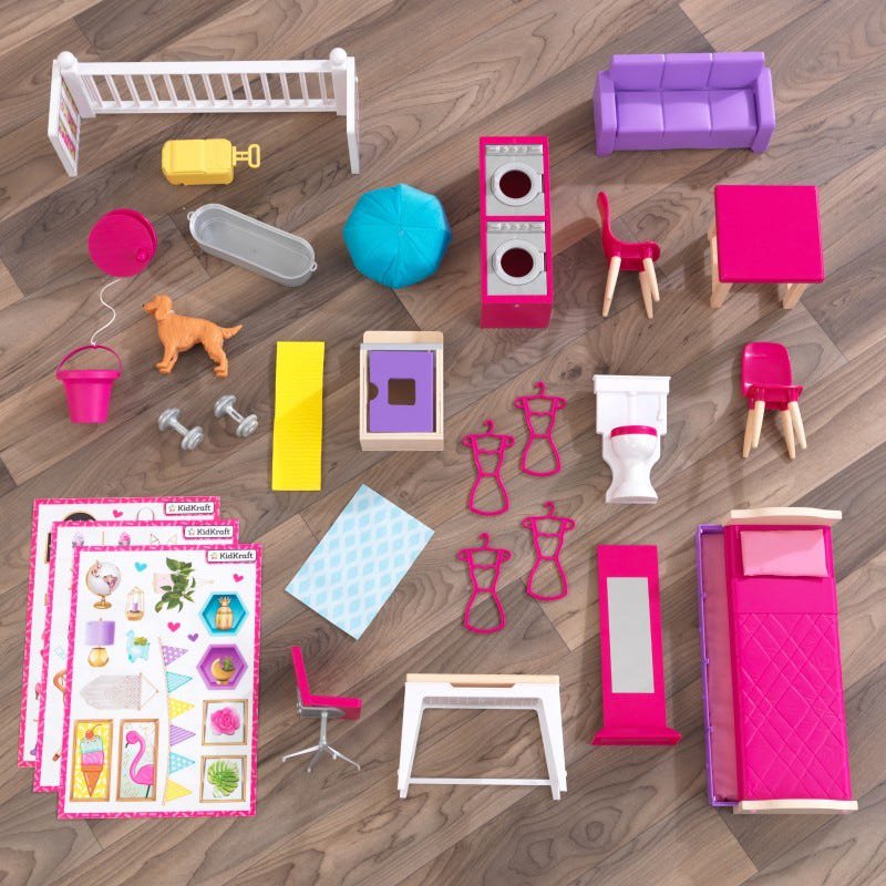 Kidkraft Casa De Muñecas Treehouse Retreat Mansion - accesorios