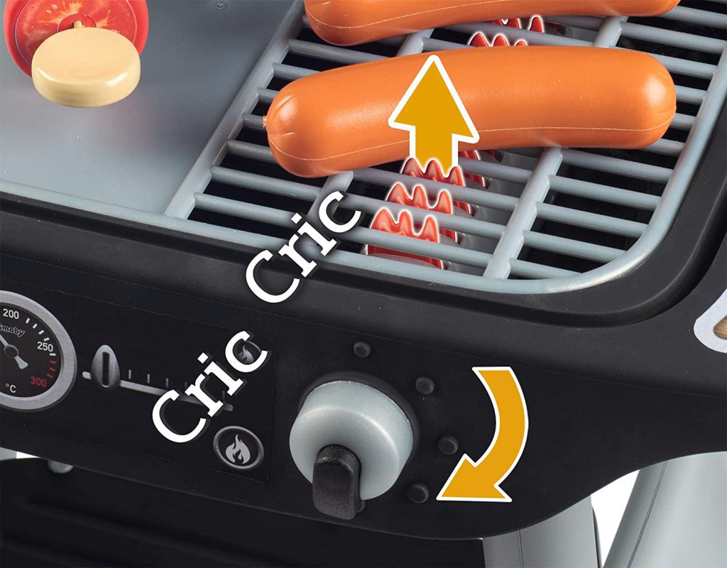 Barbacoa Grill - zoom encendido barbacoa