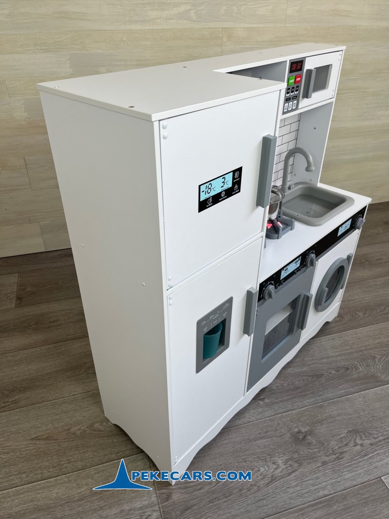 cocina de juguete para niñas completa luz sonidos blanca