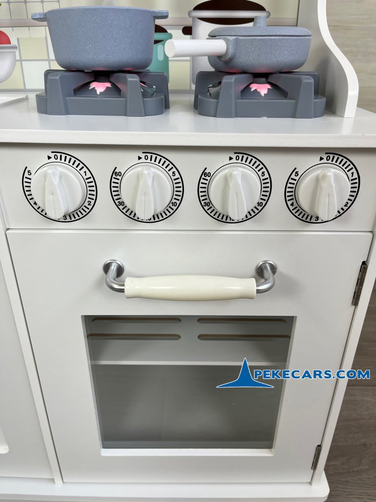 cocina de juguete niñas accesorios luz blanca