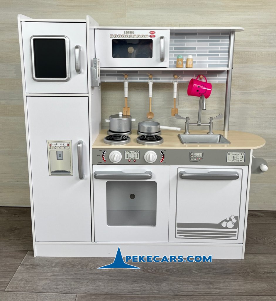 cocina de juguete accesorios blanca