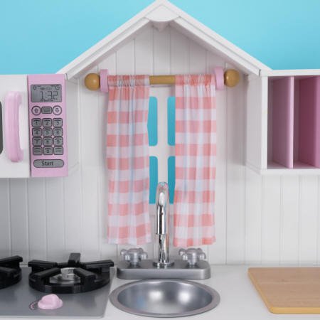 COCINA KIDKRAFT 53222 DE CAMPO MODERNA CORTINAS