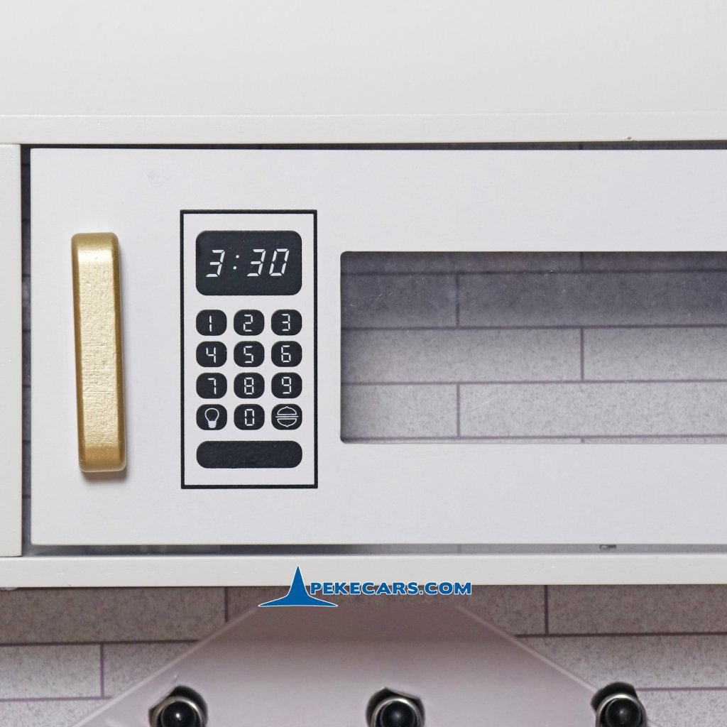 Cocina de Madera Infantil Blanca con accesorios y luz