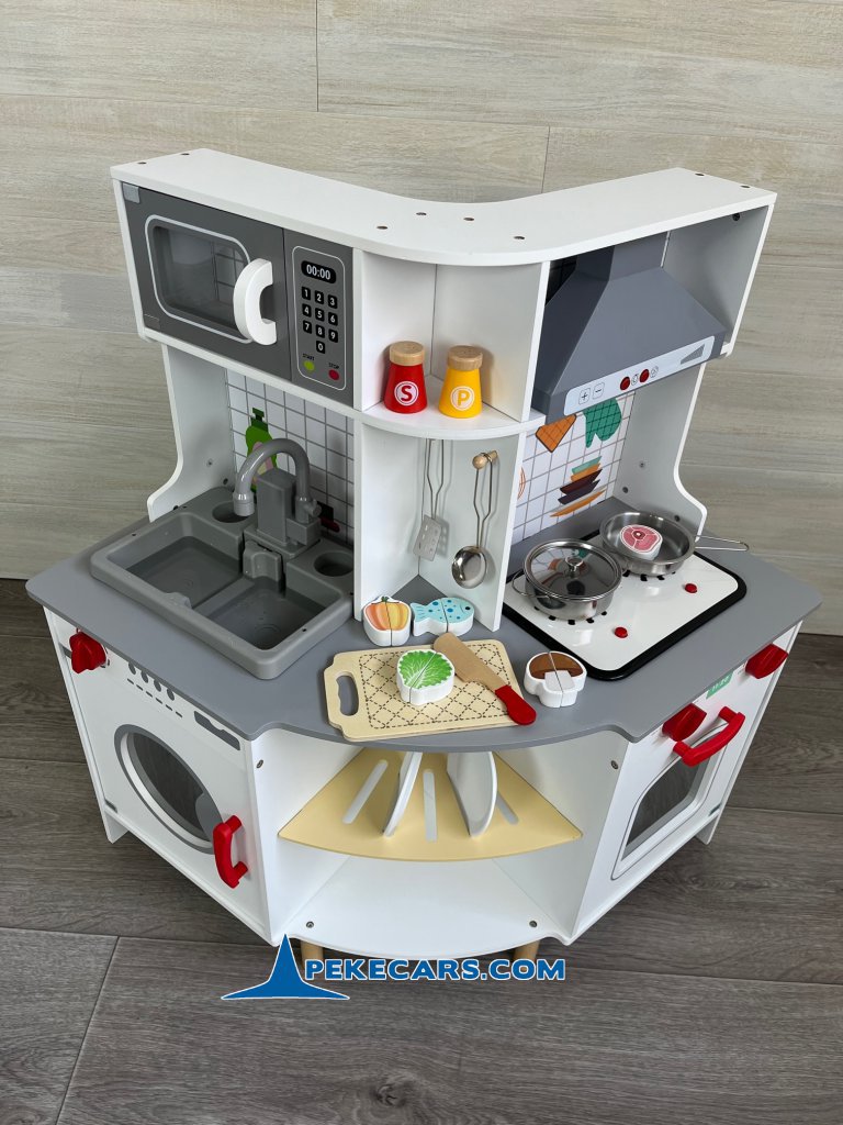 cocina de madera juguete esquinera