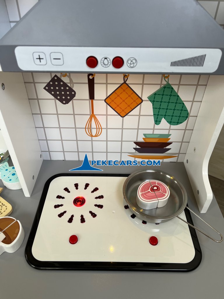 cocina de juguete de madera esquinera