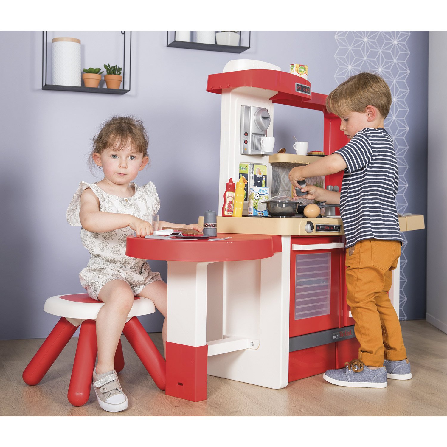 Cocina Evolutiva Grand Chef - mesa y taburete