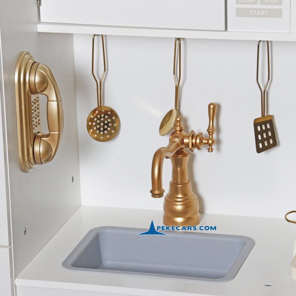 Cocina de Madera Infantil Blanca Retro