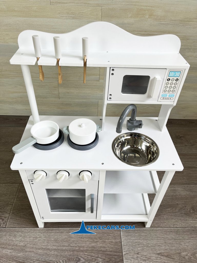 cocina de juguete para niñas infantil blanca accesorios