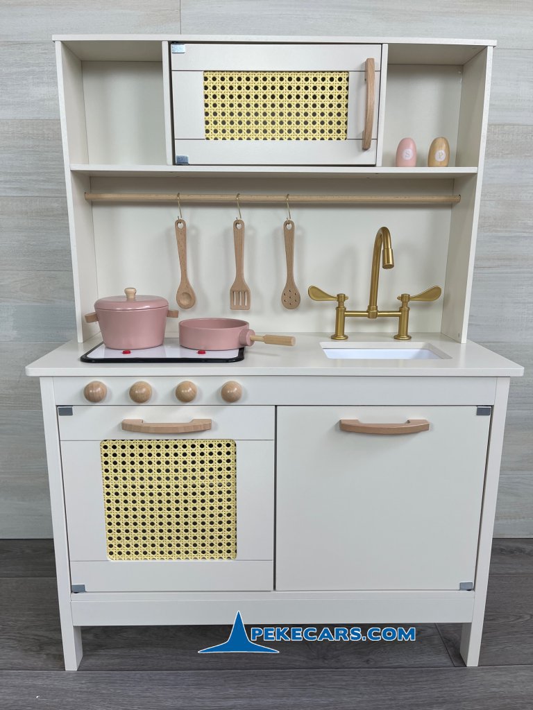 cocina de juguete vintage blanca