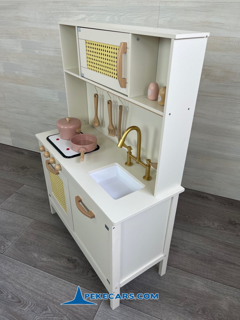 cocina de juguete grande vintage blanca