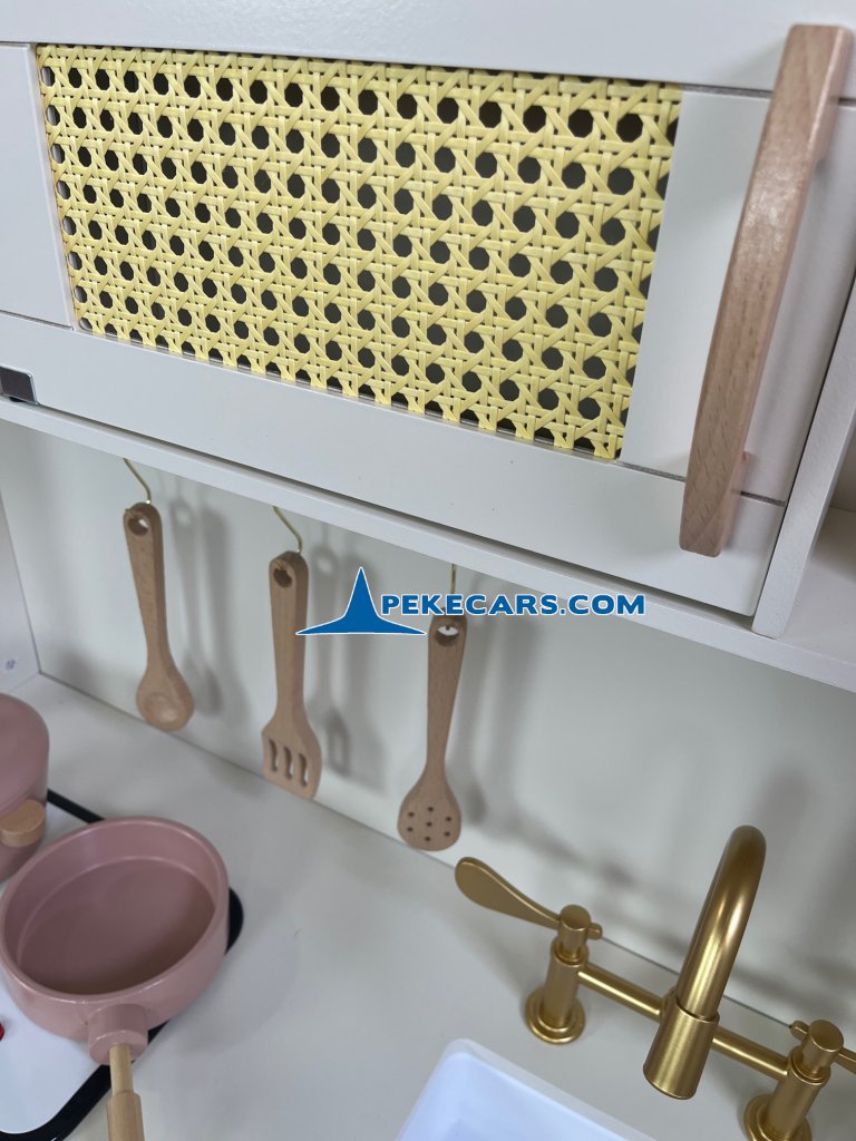 cocina de juguetes vintage blanca