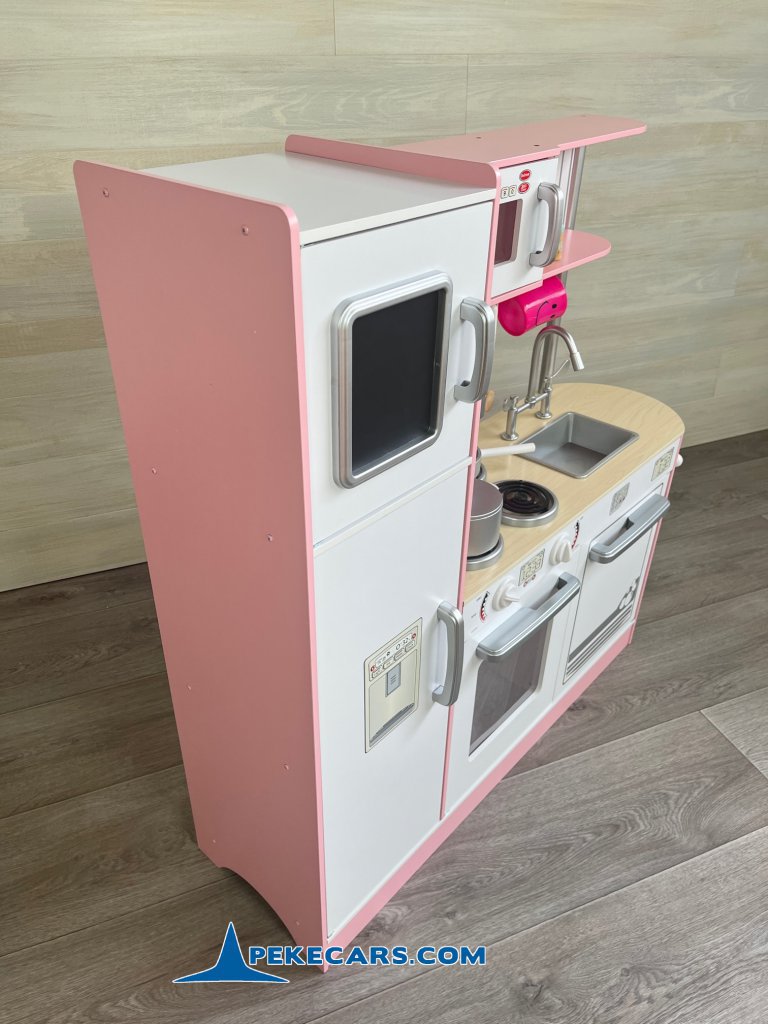 cocina de juguete para niñas accesorios rosa