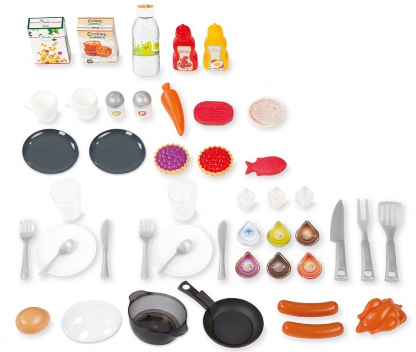 Todos los accesorios de que dispone esta cocina