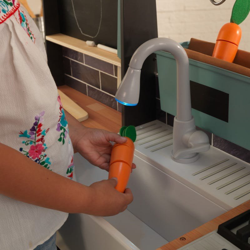 Kidkraft Cocina de la Granja a la Mesa - vista fregadero