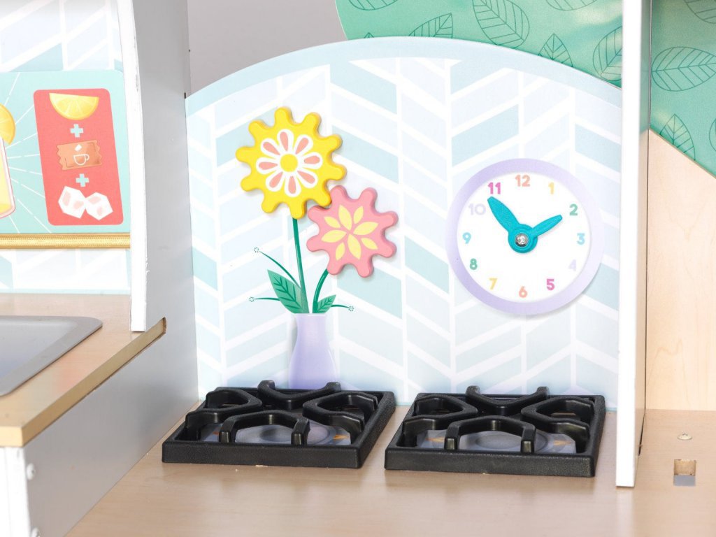 Kidkraft Cocina Happy Harvest - hornillo y reloj