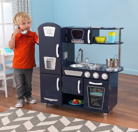 KIDKRAFT 53296 COCINA RETRO AZUL MARINO