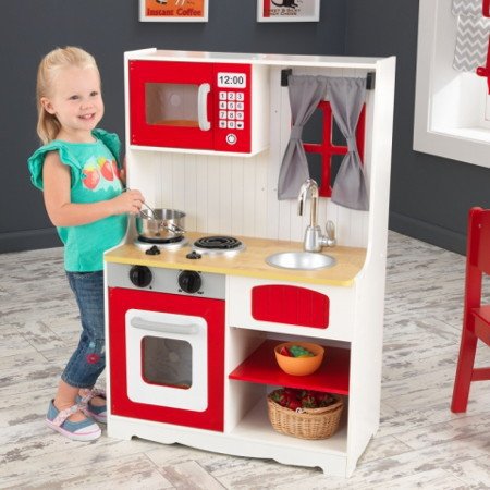 COCINA KIDKRAFT 53299 ROJA CAMPESTRE