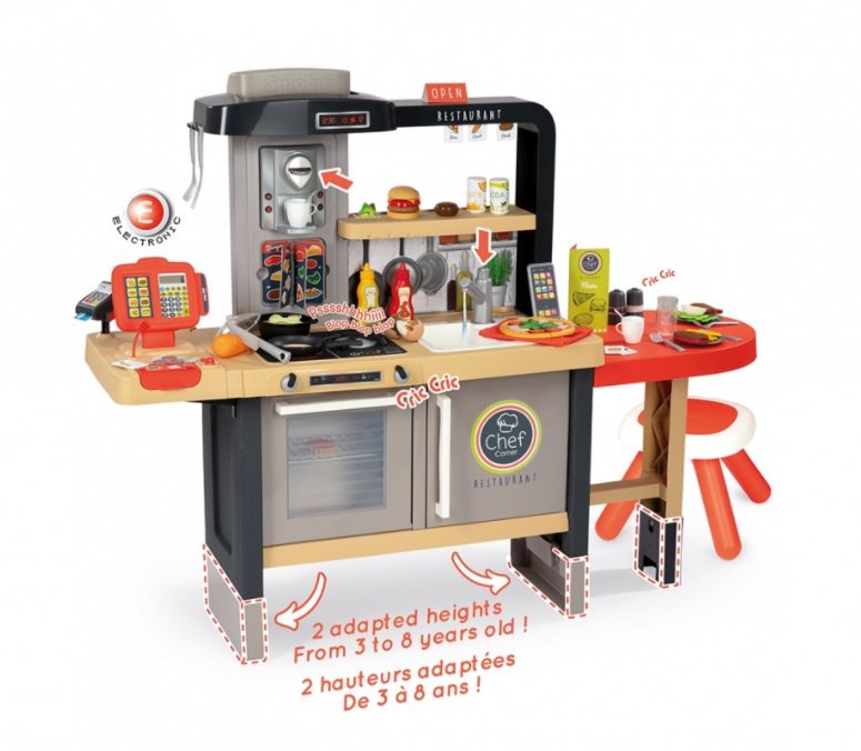 Restaurante Chef Corner - vista cocina con dos alturas