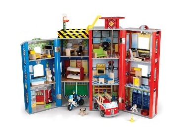 Juguetes de madera juego de heroes cotidianos 63239 kidkraft