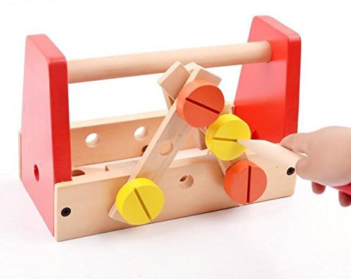 cajas de herramientas de madera para niños