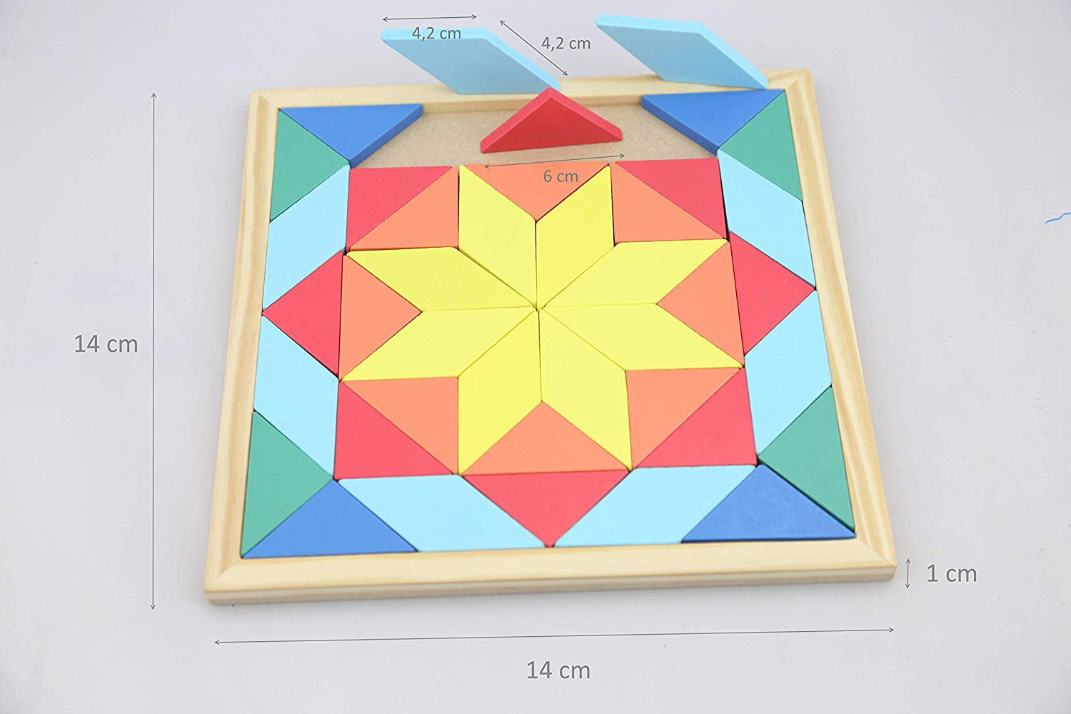 mosaico madera niños