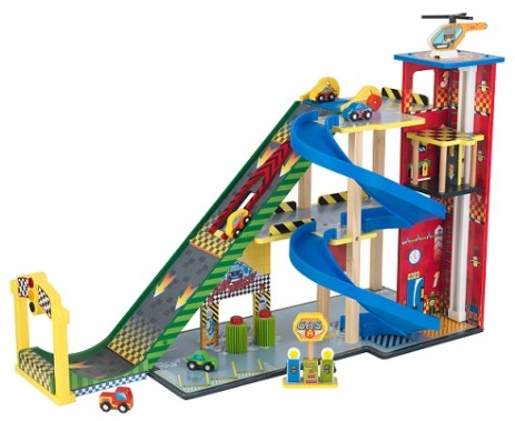 Juguetes de madera megarrampa de carreras 63267 kidkraft